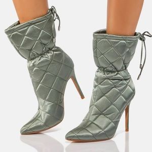 DOLLS KILL Sage Who Cares Quilted Heels